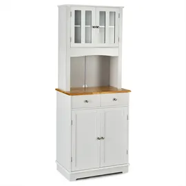 Costway Küchenschrank Hochschrank 170 x 0 x 0 cm Weiß