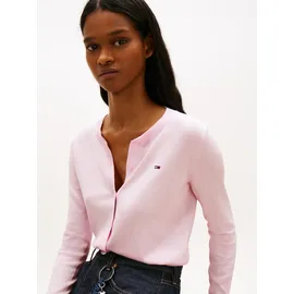 Tommy Hilfiger TJW ESSENTIAL CREW NECK CARDIGAN Pearly Pink S