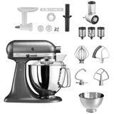 KitchenAid Artisan 5KSM175PS Medaillon Silber inkl. Paket 3