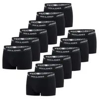 JACK & JONES JACJEANS TRUNKS 12er Pack Schwarz / Blau XL