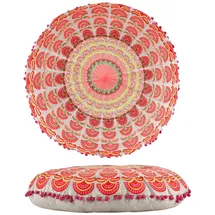 Marrakesch Orient & Mediterran Interior Bodenkissen Garet 60 x 15 cm Orange