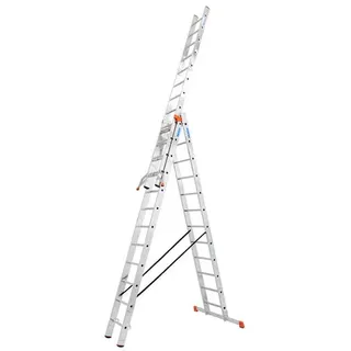 mit Treppenfunktion 3 x 8 Sprossen 129741