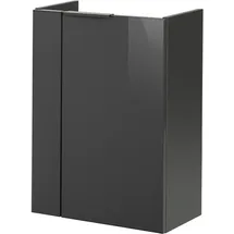 Fackelmann Waschbeckenunterschrank 44 x 60 x 24,3 cm Anthrazit
