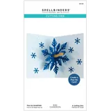 Spellbinders Pop-Up-Schablonen mit Schneeflocken aus der Bibi's Snowflakes Kollektion von Bibi Cameron