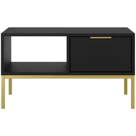 petits-meubles Couchtisch Seattle Schwarz 80 x 45,4 x 60 cm