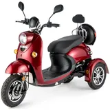 VELECO ZT63 Elektromobil 3-Rad rot