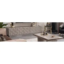 JV Möbel Italienisches Holz-Lowboard 55 cm X 83 cm X 216 cm Beige Holz