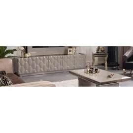 JV Möbel Italienisches Holz-Lowboard 55 cm X 83 cm X 216 cm Beige Holz