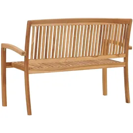 vidaXL Gartenbank 128,5 x 60 x 91 cm Braun