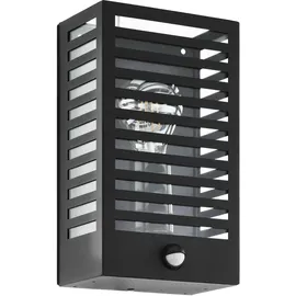 EGLO Außenleuchte Aluminium/Stahl L17 x H29,5 x AL10 cm 1 Stück schwarz