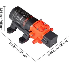 Vevor Membranpumpe 12 V DC 4,5 L/min selbstansaugend
