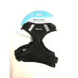 Petlando Brustgeschirr Mesh Vest schwarz S (Halsumfang 26-32 cm,Brustumfang 37-49 cm)