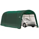 ShelterLogic Garage-in-a-Box Round Top 18,3 m2 Grün 610 cm x 300 cm x 240 cm