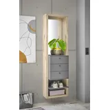 HBZ Stella Trading Frame mit Spiegel, Flurgarderobe BxHxT 51x178x35 cm (B/H/T)