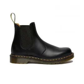 Dr. Martens 2976 Yellow Stitch Smooth black smooth leather 45