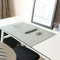 Schreibtischunterlage Leder,40x80cm rutschfeste Schreibmappe mit runder Kante Unterlage und Kantenschutz,Schreibmappe, Tischunterlage für Büro und Zuhause
