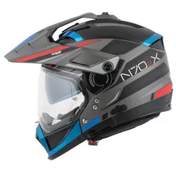N70-2 X 06 Earthquake Enduro-Helm grau M