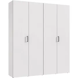 WIMEX Kleiderschrank »Mugano,in 8 Breiten,3 Höhen,2 Tiefen, viele Farben, Made in Germany« in Basic oder Premium Ausstattung, mit langen oder kurzen Griffen aus Metall, mit oder ohne Spiegel, schwarz