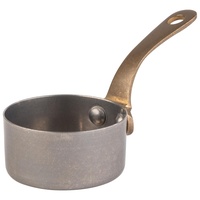 APS 40780 Serviertopf/Stielkasserolle "SNACKHOLDER", Edelstahl, Ø 5,5 cm, Höhe