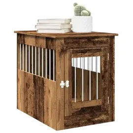 vidaXL Hundekäfig im Möbelstil 55 x 80 x 68 cm Holz Braun