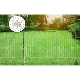 CLP Gartenzaun Mangold 100 x 200 cm Antik-Creme