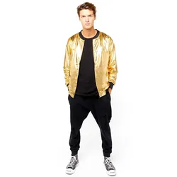 Hip Hop Rapper Jacke gold unisex - M-L