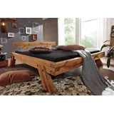 Doppelbett Bett Balkenbett 180x200cm Wildeiche Eiche massiv geölt NEU OVP!!!