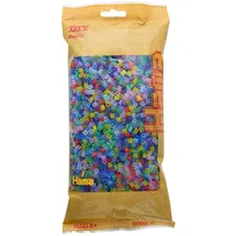 ToyMax Bügelperlen 6000 Midi Beutel Transparent Mix Ø5 mm