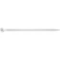 100 Stk. Kabelbinder 2-LOCK mit Klemme weiß verschiedene Größen Wahl 4028 4042 4141 4165 4189 4226