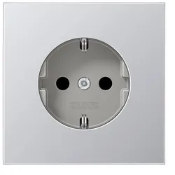 Jung Steckdose 1-fach alu mit UP IP20 LS AL 1520