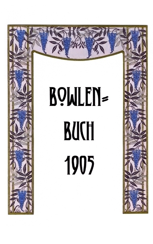 Bowlen-Buch 1905 - Thomas H. Grosjean  Kartoniert (TB)