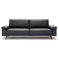 2-Sitzer "hs.450", schwarz (signalschwarz), B:180cm H:85cm T:95cm, CREATION BY ROLF BENZ, Sofas
