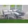 SonnenPartner Bella Lounge-Gruppe Ecksofa mit Tisch grau/schwarz