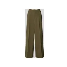 Mos Mosh Stoffhose mit Bundfalten Modell 'Charlize', Oliv, 42