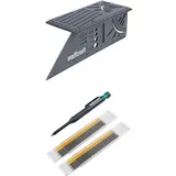 wolfcraft 3D-Gehrungswinkel + Tieflochmarker-Set