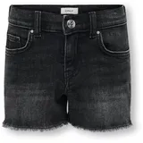 KIDS ONLY Damen Kogrobyn Ex Vint DNM Shorts Azg529 Noos, Washed Black, 158 EU - 158