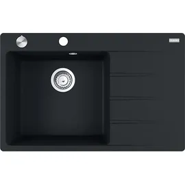 Franke Centro CNG 611-78A rechts Einbauspüle schwarz Excenterbetätigung 780 x 500 mm