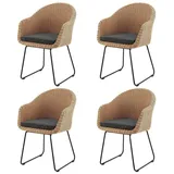 Juskys Rattan Korbsessel Cody