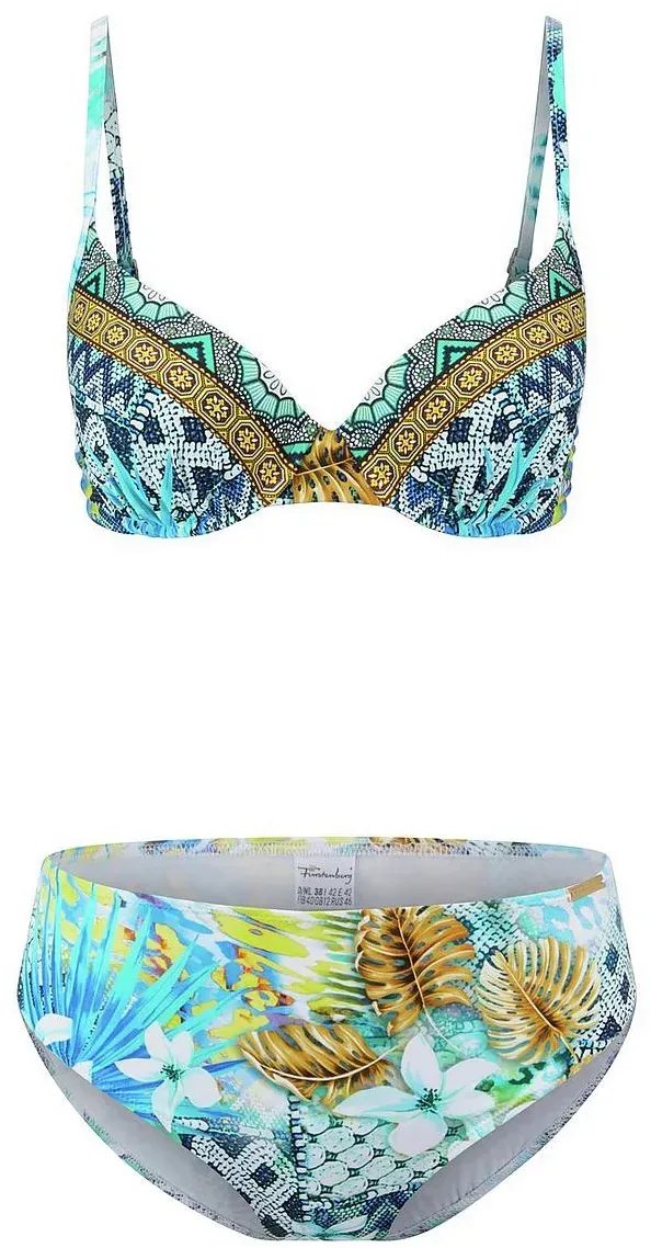 Bikini Fürstenberg blau, 46