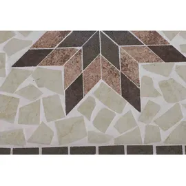 Siena Garden Stella Gartentisch 68 x 41 x 60 cm schwarz/bunt