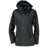 CMP Damen Softshell Zip Hoodie Jacke (Größe S, schwarz)
