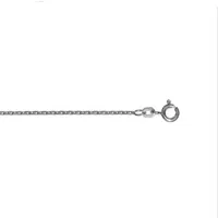 Goldkette ONE ELEMENT "Halskette Rundankerkette aus 333 Weißgold Ø 1,7 mm" Gr. 45, silber, Halsketten, Damen, 45, Gold Weißgold 333, Gold, Weißgold 333, Goldkette, Damen Gold Schmuck Rundankerkette