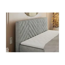 MKS Paris King Duo 140 x 200 cm H4 Hellgrau Struktur