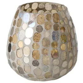 Boltze Windlicht KEMIS Glas Braun