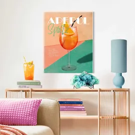 Reinders! Aperol Time Holz mehrfarbig 40x50 cm 1 St.
