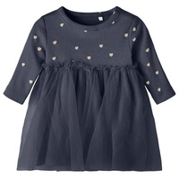 NAME IT Tüllkleid »NBFNADJA LS DRESS«, blau