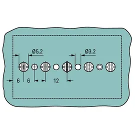 WAGO 862-634 Geräteanschlussklemme Federklemme Weiß