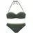 JETTE Bügel-Bandeau-Bikini Damen Grün 38 Cup A