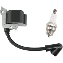 qiedie Zündspule mit Zündkerze für FS38 FS46 FS45 FS55 FC55 FC55Z FC55-DZ HL45 HL45Z HL45-DZ HS45 HS45Z KM55 KM55RZ KM55C KM55R