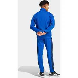 adidas Trainingsanzug ADIDAS SPORTSWEAR "M 3S TR TT TS", Jungen, Gr. L, blau (royal blau), Obermaterial: 100% Polyester, Sportanzüge Trainingsanzug, Basic 3-Streifen Trikot